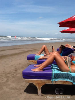 Seminyak - Relaxen in Januari op Bali (strand Seminyak)